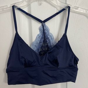 Blue Lace Bra